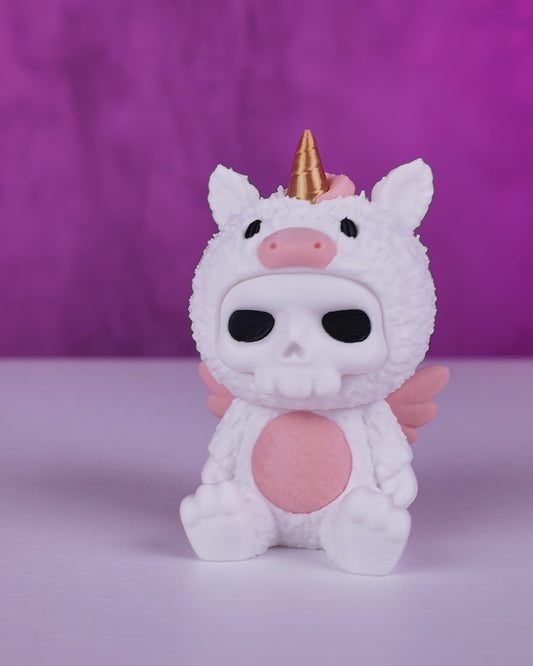 🌈 Skubbie Unna –  sleutelhanger met unicorn vibes